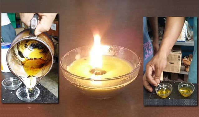 SASHA Asha Niketan natural dye candles June 2017
