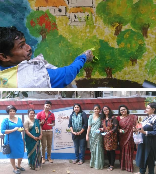 SASHA cerebral palsy institute painting March 2016