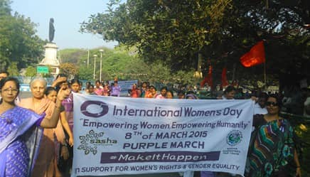 SASHA International Women's Day March 2015