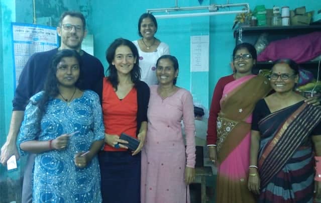 SASHA Magasins du Monde visit Sophie Ksews December 2017