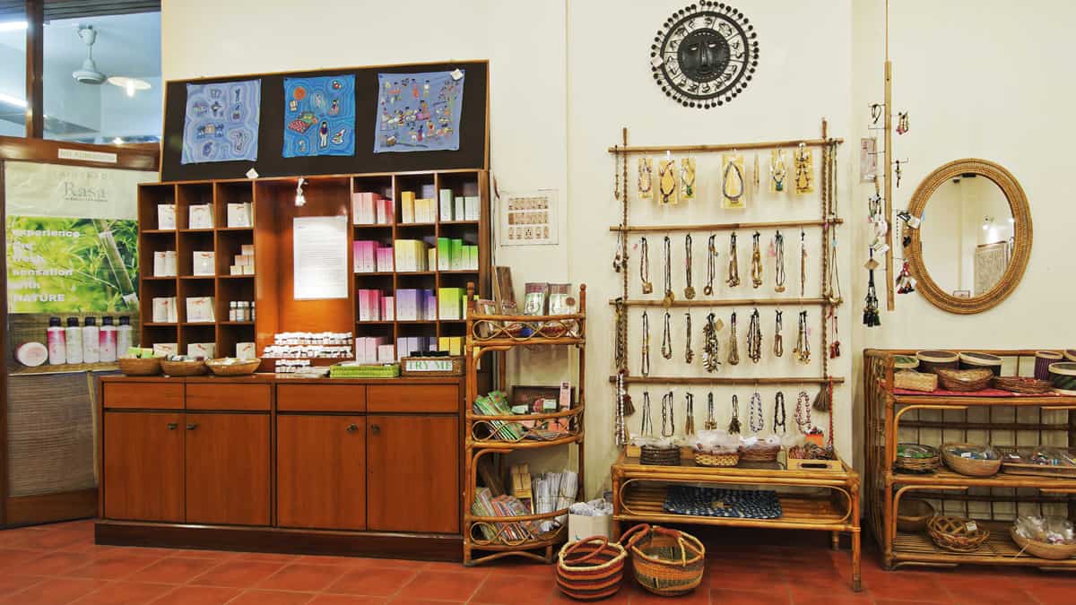 Sasha - Kolkata shop RASA spices display