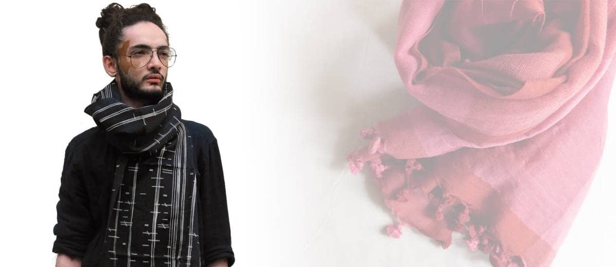 Sasha hand woven scarves