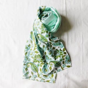 Kalamkari block printed stole