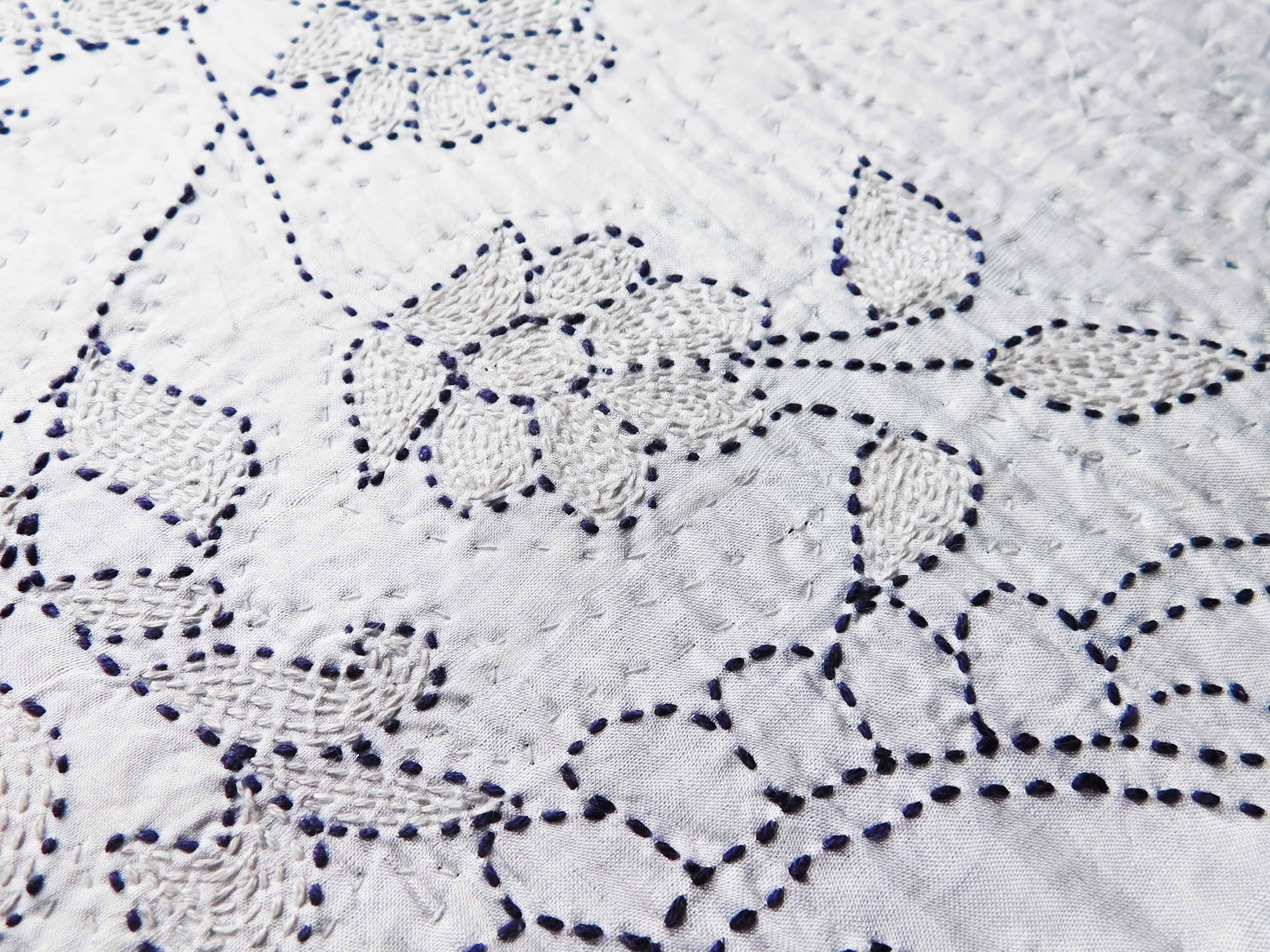 Paisley Jaal kantha bed cover - Image 2