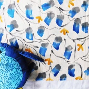 Brush paint bed cover