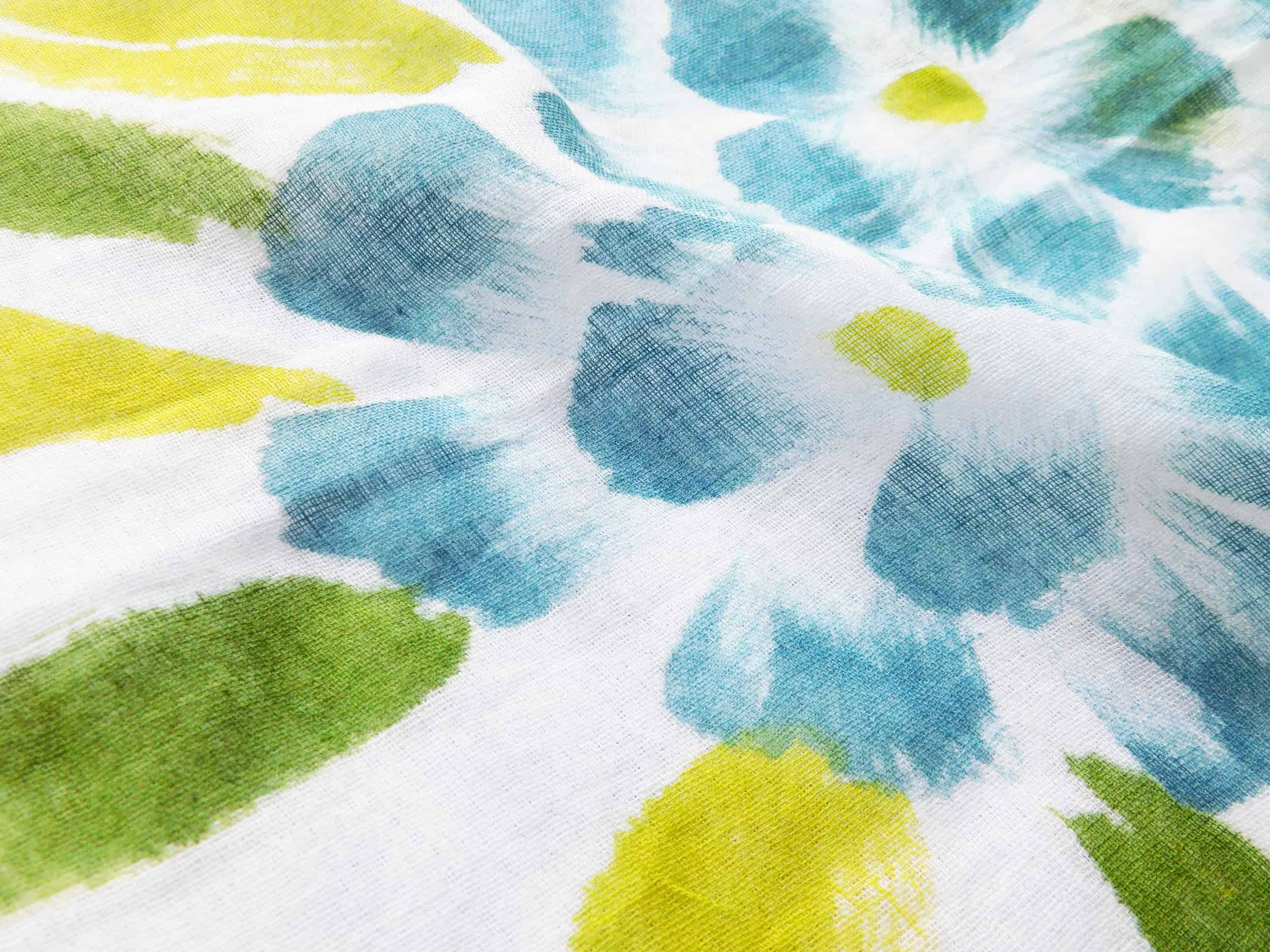 Floral hand-painted stole - Image 2