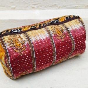 Kantha toilet bag