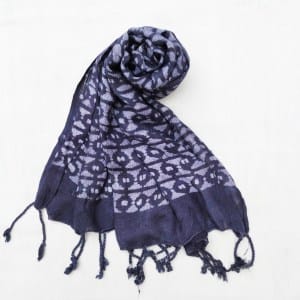 Triangle batik stole