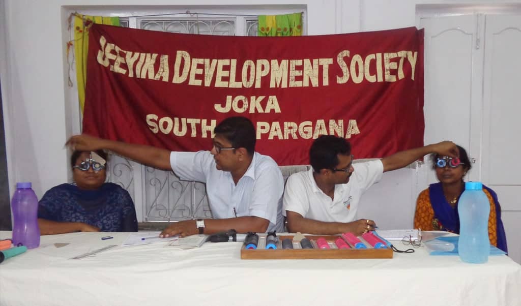 Eye testing camp organized by Sasha