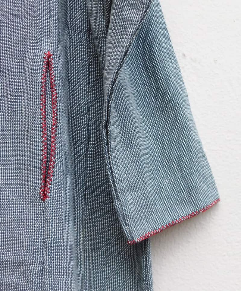 Jacket pocket detail from garment by Sasha