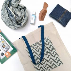 Printed pocket Shopper bag
