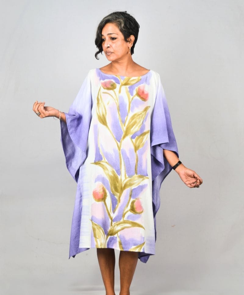 Hand Painted Kaftan from garment by Sasha