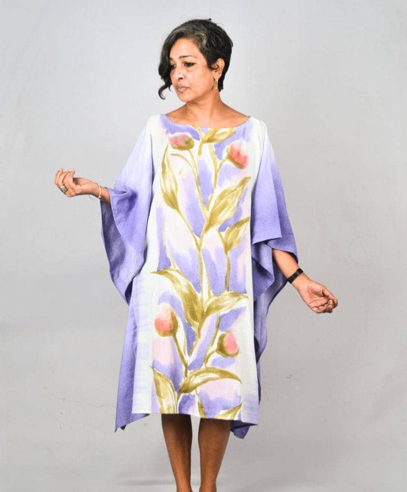 Hand Painted Kaftan from garment by Sasha